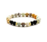 Pulsera Piedras Naturales, Pulseras Elásticas Con Cuentas De Cristal Y Piedras Preciosas Naturales Con Diseño De Nicho, Para Aliviar El Estrés, El Reiki Y El Yoga, Joyería Energética Para Hom