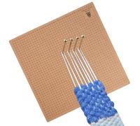 Pulsera Project Board - Macrame Pattern Mat for Crafting | Almohadilla de diseño de cuentas portátil, organizador de alambre de bricolaje -da -te para proyectos de cuerda, base de trabajo plana