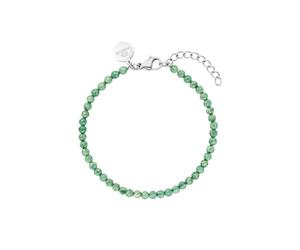Pulsera Purelei® Aventurina - Joyería de acero inoxidable chapada en oro de 14K - Pulsera resistente al agua para mujer - Joyería de moda para tu look individual, One size, Aventurina