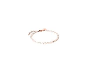 Pulsera Purelei Pearlfection - Pulsera con perlas de agua dulce auténticas - Acero inoxidable bañado en oro 14K/18K - 16-19 cm - elegante joyería de perlas - Ajustable, Eine Grösse, Acero inoxidable