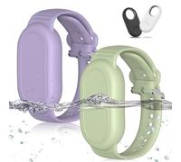 Pulsera rastreador GPS para Samsung, muñequera de silicona suave con rastreador GPS oculto impermeable, correa ajustable compatible con Samsung Galaxy SmartTag2 (2023), Adjustable (7.5 inches