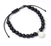 The Carat Shop - Pulsera de cuentas - Real Madrid Football Club - Negras