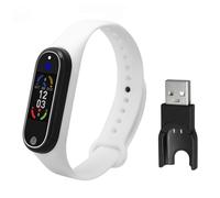 Pulsera repelente con ultrasonido y monitorización de la presión arterial, color blanco