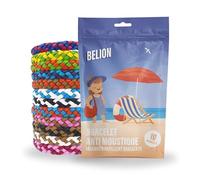 Pulsera Repelente de Mosquitos (10 Unidades) | Protección contra Mosquitos para Actividades al Aire Libre y Camping | Para Niños y Adultos | Natural, Resistente al Agua, 100% Libre de DEET