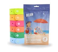 Pulsera Repelente de Mosquitos (10 Unidades) | Protección contra Mosquitos para Actividades al Aire Libre y Camping | Para Niños y Adultos | Natural, Resistente al Agua, 100% Libre de DEET