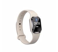 Pulsera repelente de mosquitos ultrasónica, repelente electrónico de mosquitos biónico, repelente de plagas e insectos, reloj para viajes, camping, accesorios (beige-pantalla digital)