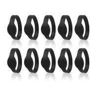 Pulsera RFID de 125Khz, 10 Piezas 65mm/2,6 pulgadas IP68 Impermeable tarjeta de identificación de silicona resistente al agua pulsera Tarjeta RFID ID Control de acceso para piscina Sauna restaurante