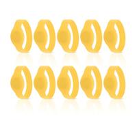 Pulsera RFID de 125Khz, 10 Piezas 65mm IP68 Impermeable tarjeta de identificación de silicona resistente al agua pulsera Tarjeta RFID ID Control de acceso para piscina Sauna restaurante