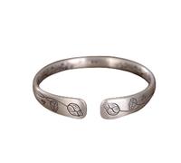 Pulsera S999 Silver Bangle Open Ladies Bracelet Valentine Day Regalo de cumpleaños para mujeres joyas