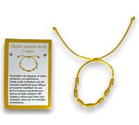 Pulsera Siete nudos Cuerda Amarilla - Prosperidad, Abundancia y Fortuna