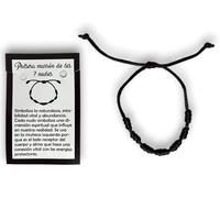Pulsera Siete nudos Cuerda Marrón - Naturaleza, Estabilidad Vital y Abundancia