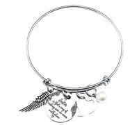 Pulsera «Sister Never Is God's Making We Of Alone Sure Walk Stainless Way Sister», pulseras A resistentes para hombres, talla única, Acero inoxidable, No es una piedra preciosa