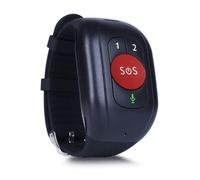 Leotec Senior Smart Band 4G Pulsera Inteligente con GPS y Botón SOS Negra/Roja