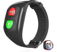 Pulsera SOS con rastreador GPS compatible con llamadas de emergencia para personas mayores, localizador