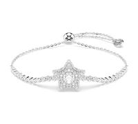 Pulsera Sublima, Talla redonda, Estrella, Blanca, Baño de rodio OS