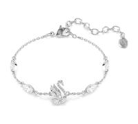 Pulsera Swan, Tallas mixtas, Cisne, Blanca, Baño de rodio OS