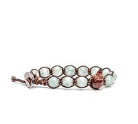 Pulsera Tamashii original Green Angelite BHS900-253, Talla única, Algodón, Anhidrita