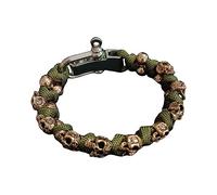 Pulsera tejida a mano para hombre con perlas abuelitas pulsera natural de elección genérica natural pulsera joyería, talla única, other, No es una piedra preciosa