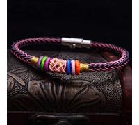 Pulsera Tejida, Cuerda tibetana de Mano con Cuerda tibetana Manual Pulsera de Viento étnico Ocho acciones de Paz Joyas a Mano Accesorios de Ropa Personalizados