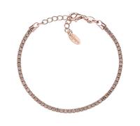 Pulsera Tennis de Mujer AMEN BTRCH16 925% Plata Gold Rose