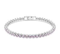 Pulsera Tennis Imber Emily, Talla redonda, Morada, Baño de rodio OS