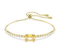 Pulsera Tennis Matrix, Tallas mixtas, Caramelo, Acabado en oro de 18 quilates OS