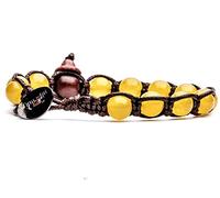 Pulsera tibetana de ágata amarilla, MainApps