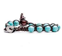 Pulsera tibetana de turquesa.