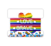 Pulsera Trenzada Arcoiris, 5.7-11 Inch Pulsera Arcoiris Lgbt, Pulsera Orgullo Lgbt & Pulseras Orgullo Gay, para Mujeres, Hombres Lgtb Accesorios & Orgullo Gay Accesorios