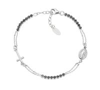 Pulsera Unisex Amen CRUZ Y MILAGROSA Plata 925 Código BRCRMIBNZ3