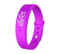 Pulsera vibratoria con temporizador, función de reloj despertador de silicona ABS 3, recordatorio de tomar píldoras, ayuda de hidratación para fitness, niños, adolescentes, adultos, hombres, mujeres