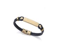 Pulsera Viceroy 1387P01013 hombre acero y piel
