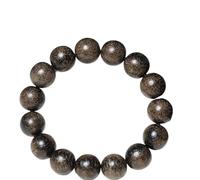 Pulsera vietnamita de Cuentas de Buda de Madera de agar, artefacto de Madera Antiguo Natural Que se Hunde instantáneamente en el Agua