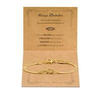 Pulseras a juego para parejas, pulsera de nudo de amor, promesa meñique, alma gemela, relación, amistad, infinito, joyería para mujeres, adolescentes, ella y él, S, Acero inoxidable, No es una piedra