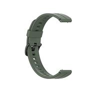 Pulseras Adecuado para -Watch Fit Mini Watch Correa de Silicona Reloj Deportivo Reemplazo de Pulsera 16 mm 5.5-8.7in Muñequeras Muñequeras (Army Green, One Size)