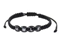 Pulseras ajustables WWJD HWLF para mujeres, hombres, adolescentes, What Would Jesus Do/He Would Love First, pulseras de cuentas hechas a mano con cuentas cristianas de fe bendición, joyería