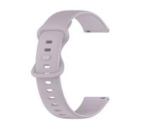 Pulseras Bandas De Goma Adecuado para Galaxy Watch4 Correa de Reloj de Silicona Pulsera 20mm 6,1-9in Pulseras De Plástico para (Purple, One Size)