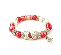 Pulseras «Bendiciones de la tortuga marina» Edición Limitada 2026, pulseras de cuentas con motivos naturales, protección, longevidad, buen viaje y paz, regalo inspirador y significativo (Petirrojos)