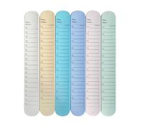 Pulseras borrables para enfermeras | 6 piezas para anotar actividades - Pulsera cuaderno portátil | Para pacientes enfermeros, profesores, estudiantes, personal, eventos, hospital, viaje, trabajo