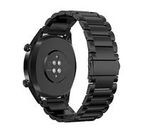 Pulseras compatibles con Garmin Vivomove Trend/Vivomove Sport pulsera de 20 mm de acero inoxidable de repuesto de metal correa de reloj de pulsera de negocios