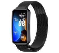 Pulseras compatibles con Huawei Band 10/9/8, pulsera de malla tejida de acero inoxidable, correa de metal para reloj de pulsera, correa de repuesto para Huawei Band 10, Eine Grösse, Acero inoxidable