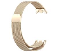 Pulseras compatibles con Xiaomi Smart Band 10, pulsera de malla tejida de acero inoxidable, correa de metal para reloj de pulsera, correa de repuesto para Xiaomi Mi Band 10, Eine Grösse, Acero