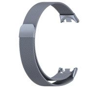Pulseras compatibles con Xiaomi Smart Band 10, pulsera de malla tejida de acero inoxidable, correa de metal para reloj de pulsera, correa de repuesto para Xiaomi Mi Band 10, Eine Grösse, Acero