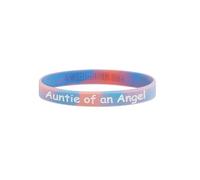 Pulseras conmemorativas de ángel para concientización sobre la pérdida del bebé, aborto espontáneo, mamá, papá de un ángel, talla única, Silicona, No es una piedra preciosa