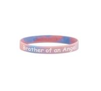 Pulseras conmemorativas de ángel para concientización sobre la pérdida del bebé, aborto espontáneo, mamá, papá de un ángel, talla única, Silicona, No es una piedra preciosa