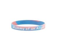 Pulseras conmemorativas de ángel para concientización sobre la pérdida del bebé, aborto espontáneo, mamá, papá de un ángel, talla única, Silicona, No es una piedra preciosa