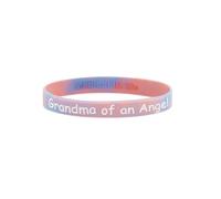 Pulseras conmemorativas de ángel para concientización sobre la pérdida del bebé, aborto espontáneo, mamá, papá de un ángel, talla única, Silicona, No es una piedra preciosa