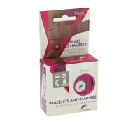 Pharmavoyage Par de Brazaletes Anti-Náuseas Rosa Talla S