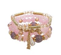 Pulseras de acero inoxidable con cristales y diamantes de imitación, diseño de corazón del mar, accesorios de joyería para mujer, son ingeniosos y planos para pendientes, talla única, Metal