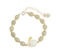 Pulseras de anillo de corazón roto, cadena de mano para mujer, pulsera ajustable retro para mujer, estilo antiguo, pulseras de cuentas de transferencia, joyería para hombre, talla única, Resina, No es